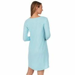 Women's Cuddl Duds® Essentials Long Sleeve Sleepshirt 14 Women's Cuddl Duds® Essentials Long Sleeve Sleepshirt -Cuddl Duds Clothing Sales 2594817 ALT