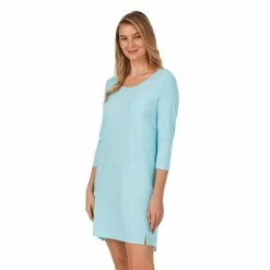 Women's Cuddl Duds® Essentials Long Sleeve Sleepshirt 15 Women's Cuddl Duds® Essentials Long Sleeve Sleepshirt -Cuddl Duds Clothing Sales 2594817 ALT2