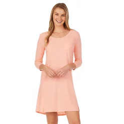Women's Cuddl Duds® Essentials Long Sleeve Sleepshirt 13 Women's Cuddl Duds® Essentials Long Sleeve Sleepshirt -Cuddl Duds Clothing Sales 2594817 Coral Heather