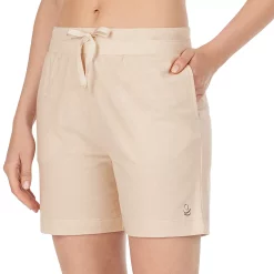 Women's Cuddl Duds® Pajamas: Essentials Pajama Sleep Shorts -Cuddl Duds Clothing Sales 2594824 Oatmeal Heather