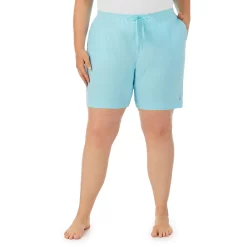 Plus Size Cuddl Duds® Essentials Pajama Sleep Shorts 10 Plus Size Cuddl Duds® Essentials Pajama Sleep Shorts -Cuddl Duds Clothing Sales 2594837 Aqua Heather
