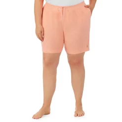 Plus Size Cuddl Duds® Essentials Pajama Sleep Shorts 9 Plus Size Cuddl Duds® Essentials Pajama Sleep Shorts -Cuddl Duds Clothing Sales 2594837 Coral Heather