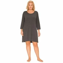Plus Size Cuddl Duds® Essentials Long Sleeve Sleepshirt