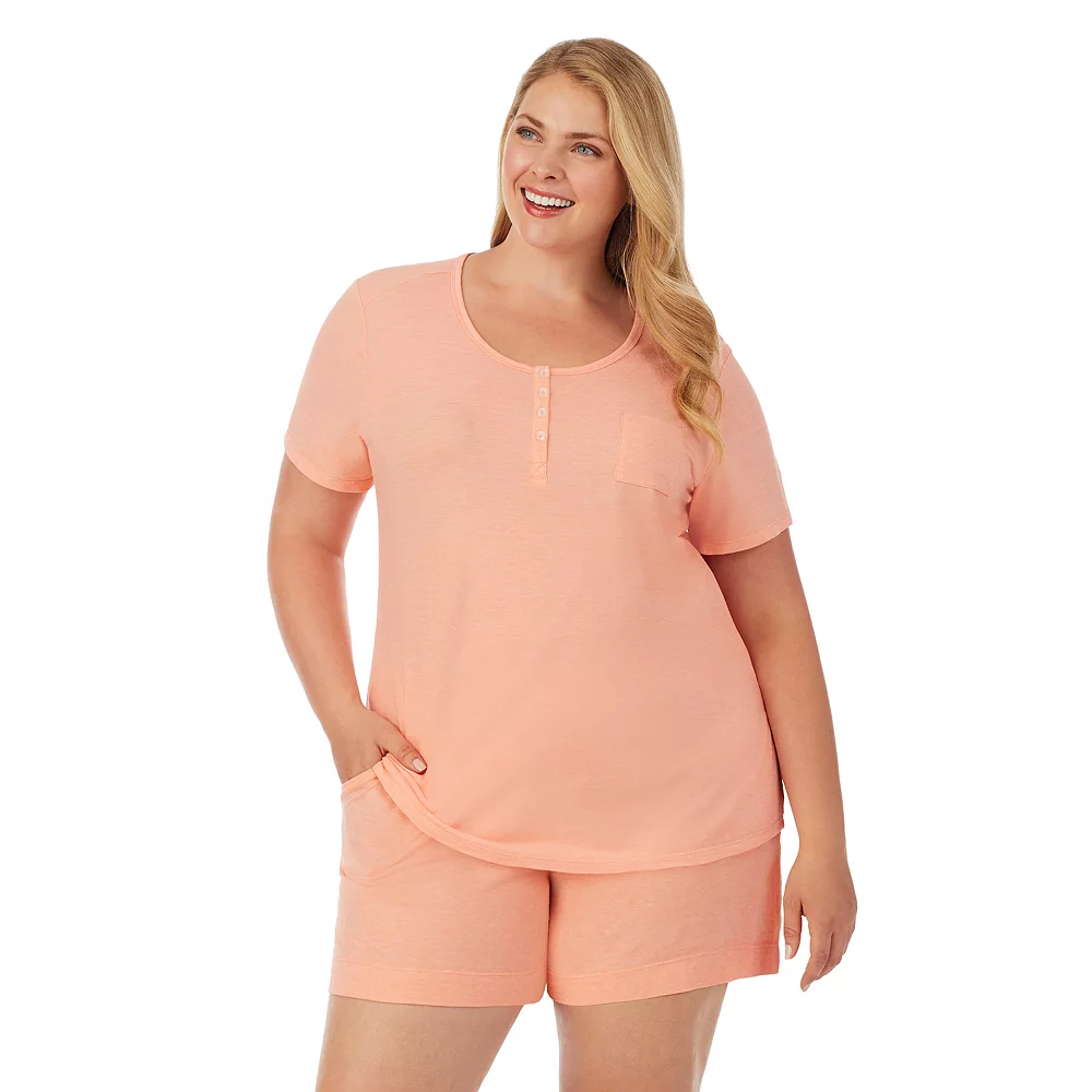 Plus Size Cuddl Duds Essentials Pajama Tee & Pajama Boxers Sleep Set 3 Plus Size Cuddl Duds Essentials Pajama Tee & Pajama Boxers Sleep Set - Image 3