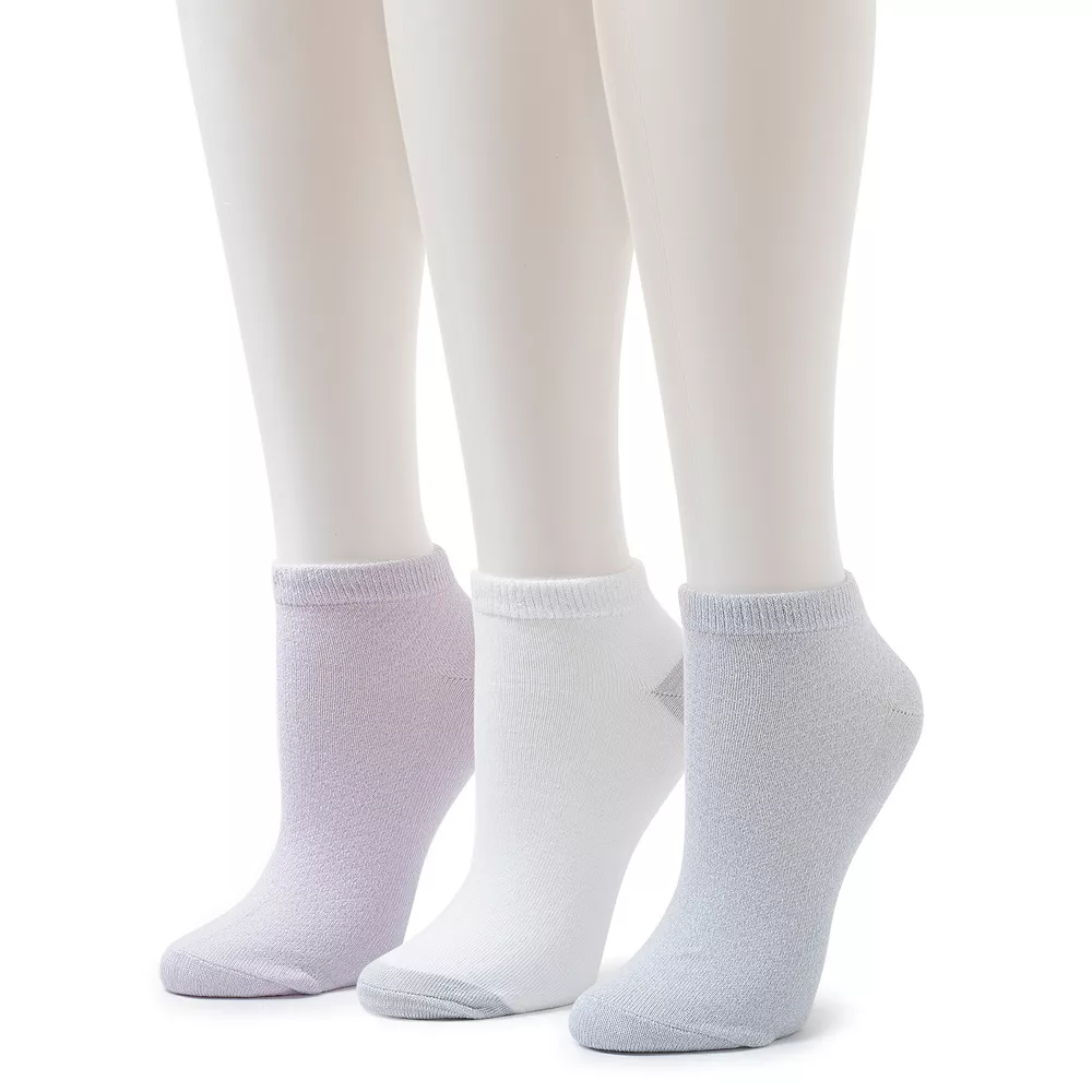 Women's Cuddl Duds® Everyday 3-Pack Low Cut Socks 2 Women's Cuddl Duds® Everyday 3-Pack Low Cut Socks - Image 2