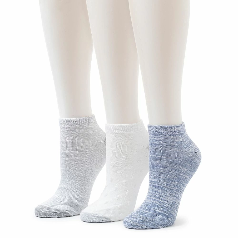 Women's Cuddl Duds® Everyday 3-Pack Low Cut Socks 4 Women's Cuddl Duds® Everyday 3-Pack Low Cut Socks - Image 4