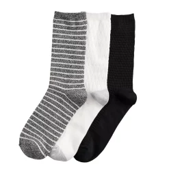 Women's Cuddl Duds® Everyday 3-pack Crew Socks -Cuddl Duds Clothing Sales 4143262 ALT2