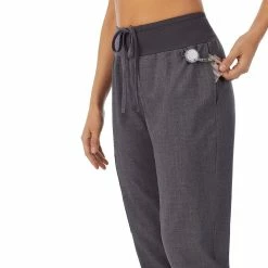 Women's Cuddl Duds® Scrubs Jogger Pants With 3 Pockets -Cuddl Duds Clothing Sales 4320431 ALT3