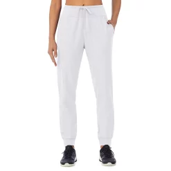 Women's Cuddl Duds® Scrubs Jogger Pants With 3 Pockets -Cuddl Duds Clothing Sales 4320431 White