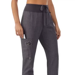 Petite Cuddl Duds® Scrubs Jogger Pants With 3 Pockets -Cuddl Duds Clothing Sales 4320447 ALT2