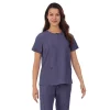Petite Cuddl Duds® Scrubs Top With 2 Pockets