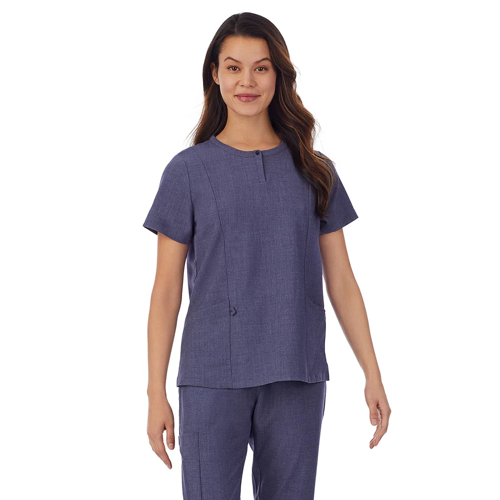 Petite Cuddl Duds® Scrubs Top With 2 Pockets 1 Petite Cuddl Duds® Scrubs Top With 2 Pockets