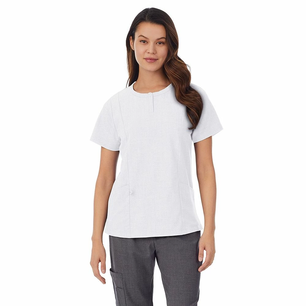 Petite Cuddl Duds® Scrubs Top With 2 Pockets 5 Petite Cuddl Duds® Scrubs Top With 2 Pockets - Image 5