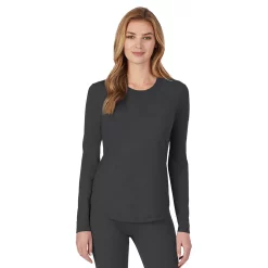 Women's Cuddl Duds® Under Scrubs Crewneck Top 13 Women's Cuddl Duds® Under Scrubs Crewneck Top -Cuddl Duds Clothing Sales 4321037 Charcoal
