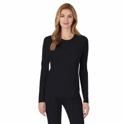 Petite Cuddl DudsĀ® Under Scrubs Crewneck Top