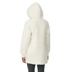 Women's Cuddl Duds Cozy Sherpa Hooded Anorak Jacket -Cuddl Duds Clothing Sales 4981154 ALT3
