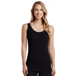 Women's Cuddl Duds® Reversible Softwear with Stretch Tank -Cuddl Duds Clothing Sales 5042876 Black