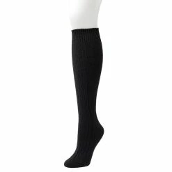 Women's Cuddl Duds® Plushfill* Cozy Welted Cabled Knee High Socks