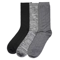 Women's Cuddl Duds® 3-Pack Scattered Birdseye Spacedye Tuckstitch Crew Socks 7 Women's Cuddl Duds® 3-Pack Scattered Birdseye Spacedye Tuckstitch Crew Socks -Cuddl Duds Clothing Sales 5257168 ALT