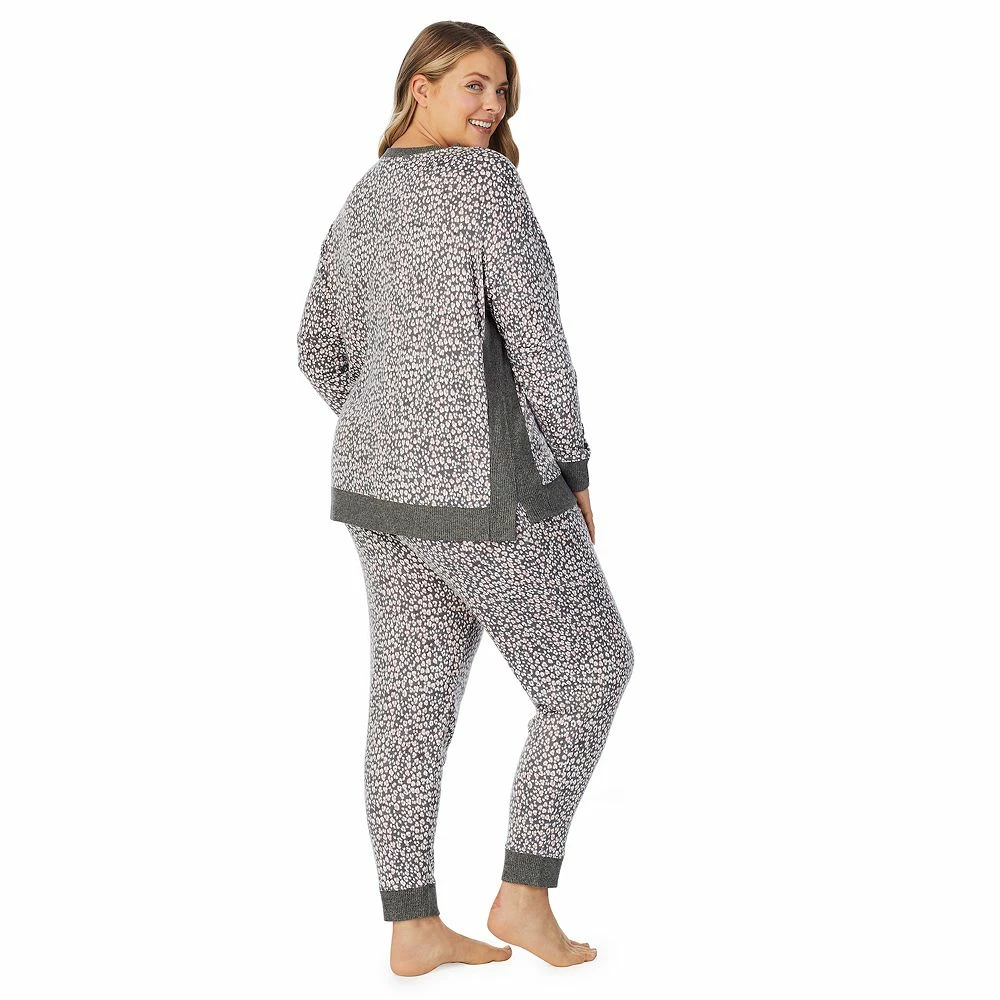 Plus Size Cuddl Duds® Kangaroo Pocket Pajama Top and Banded Bottom Pajama Pants Sleep Set 7 Plus Size Cuddl Duds® Kangaroo Pocket Pajama Top and Banded Bottom Pajama Pants Sleep Set - Image 7