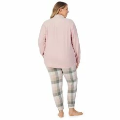 Plus Size Cuddl Duds Fleece Long Sleeve Pajama Top and Banded Bottom Pajama Pants Sleep Set 13 Plus Size Cuddl Duds Fleece Long Sleeve Pajama Top and Banded Bottom Pajama Pants Sleep Set -Cuddl Duds Clothing Sales 5595480 ALT