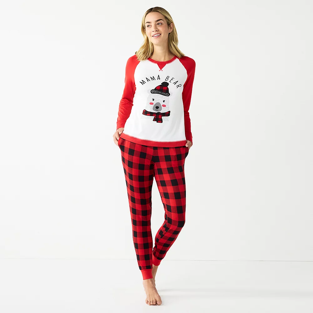 Petite Jammies For Your Families® Beary Cool "Mama Bear" Pajama Set by Cuddl Duds® 1 Petite Jammies For Your Families® Beary Cool "Mama Bear" Pajama Set by Cuddl Duds®