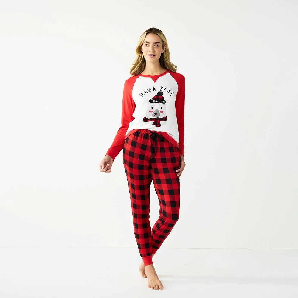 Petite Jammies For Your Families® Beary Cool "Mama Bear" Pajama Set by Cuddl Duds® 3 Petite Jammies For Your Families® Beary Cool "Mama Bear" Pajama Set by Cuddl Duds® - Image 3