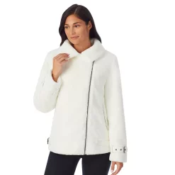 Women's Cuddl Duds Fleece Faux-Fur Moto Jacket 13 Women's Cuddl Duds Fleece Faux-Fur Moto Jacket -Cuddl Duds Clothing Sales 5624948 ALT2