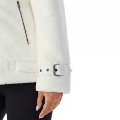 Women's Cuddl Duds Fleece Faux-Fur Moto Jacket 17 Women's Cuddl Duds Fleece Faux-Fur Moto Jacket -Cuddl Duds Clothing Sales 5624948 ALT6