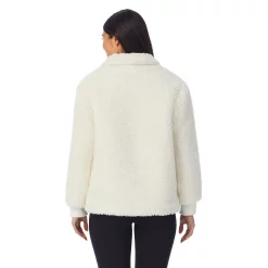 Women's Cuddl Duds Sherpa Bomber Jacket -Cuddl Duds Clothing Sales 5624950 ALT