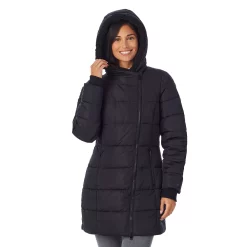 Women's Cuddl Duds Long Hooded Puffer Coat 18 Women's Cuddl Duds Long Hooded Puffer Coat -Cuddl Duds Clothing Sales 5624952 ALT4