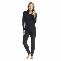 Women's Cuddl Duds® Fleecewear with Stretch Full Zippered Vest -Cuddl Duds Clothing Sales 5668404 ALT6