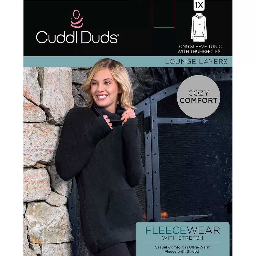 Women's Cuddl Duds® Fleecewear with Stretch Long Sleeve Tunic Top 5 Women's Cuddl Duds® Fleecewear with Stretch Long Sleeve Tunic Top - Image 5