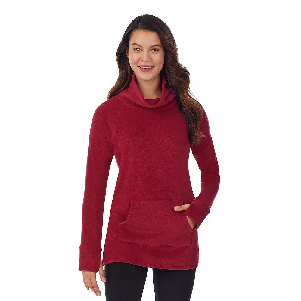 Women's Cuddl Duds® Fleecewear with Stretch Long Sleeve Tunic Top 2 Women's Cuddl Duds® Fleecewear with Stretch Long Sleeve Tunic Top - Image 2