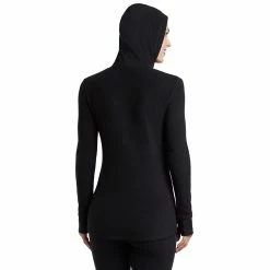 Women's Cuddl Duds® Fleecewear with Stretch Long Sleeve Half Zip Hoodie -Cuddl Duds Clothing Sales 5668416 ALT