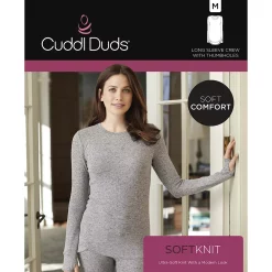 Women's Cuddl Duds® Soft Knit Long Sleeve Crewneck Top 21 Women's Cuddl Duds® Soft Knit Long Sleeve Crewneck Top -Cuddl Duds Clothing Sales 5668718 ALT5