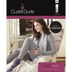 Women's Cuddl Duds® Soft Knit Leggings -Cuddl Duds Clothing Sales 5668720 ALT98