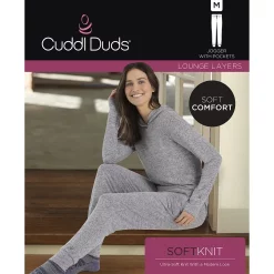 Women's Cuddl Duds® Soft Knit Joggers -Cuddl Duds Clothing Sales 5668725 ALT98