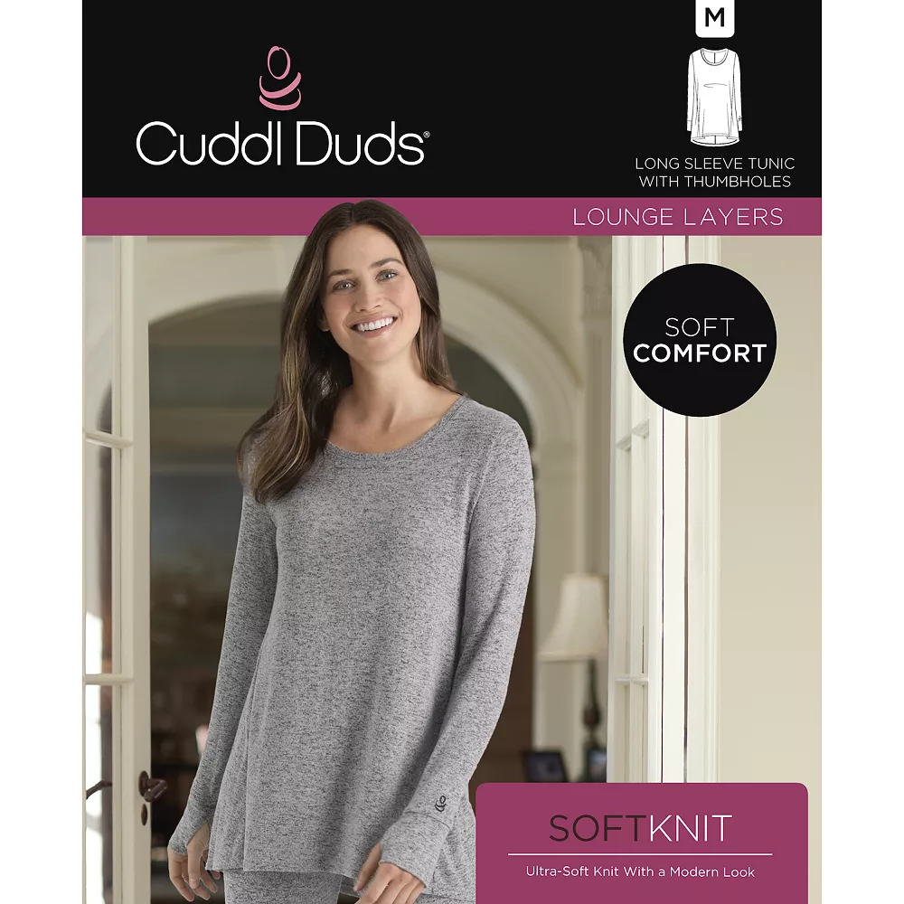 Women's Cuddl Duds® Soft Knit Long Sleeve Tunic Top 4 Women's Cuddl Duds® Soft Knit Long Sleeve Tunic Top - Image 4