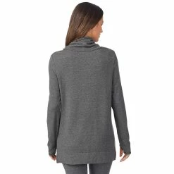 Women's Cuddl Duds® Ultra Cozy Long Sleeve Cowlneck Tunic Top -Cuddl Duds Clothing Sales 5669135 ALT