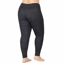 Plus Size Cuddl Duds® Soft Knit Leggings -Cuddl Duds Clothing Sales 5670479 ALT