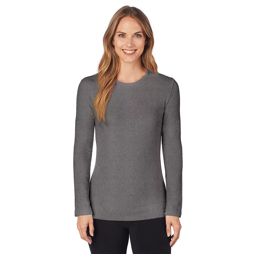 Women's Cuddl Duds® Fleecewear with Stretch Long Sleeve Crewneck Top 9 Women's Cuddl Duds® Fleecewear with Stretch Long Sleeve Crewneck Top - Image 9