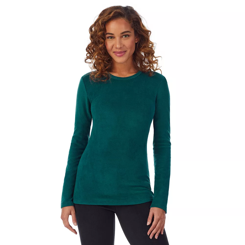 Women's Cuddl Duds® Fleecewear with Stretch Long Sleeve Crewneck Top 2 Women's Cuddl Duds® Fleecewear with Stretch Long Sleeve Crewneck Top - Image 2