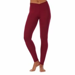 Women's Cuddl Duds® Softwear with Stretch Leggings 19 Women's Cuddl Duds® Softwear with Stretch Leggings -Cuddl Duds Clothing Sales 5671454 Rhubarb