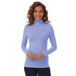 Women's Cuddl Duds® Softwear With Stretch Long Sleeve Turtleneck -Cuddl Duds Clothing Sales 5671465 Peri