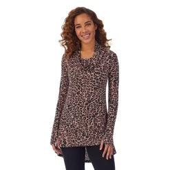 Women's Cuddl Duds® Softwear with Stretch Long Sleeve Cowlneck Tunic Top 12 Women's Cuddl Duds® Softwear with Stretch Long Sleeve Cowlneck Tunic Top -Cuddl Duds Clothing Sales 5671466 Animal