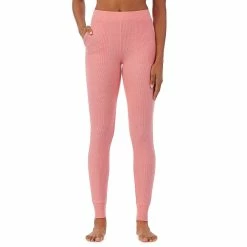 Women's Cuddl Duds® Stretch Thermal Leggings -Cuddl Duds Clothing Sales 5673067 Bright Coral