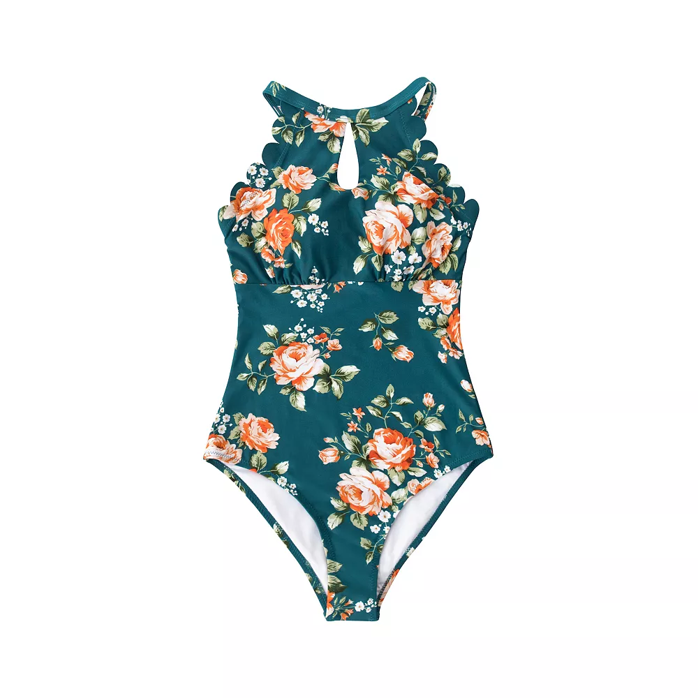 Women's CUPSHE Floral Cutout One-Piece Swimsuit 4 Women's CUPSHE Floral Cutout One-Piece Swimsuit - Image 4