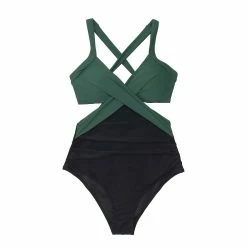 Women's CUPSHE Colorblock Cutout One-Piece Swimsuit 5 Women's CUPSHE Colorblock Cutout One-Piece Swimsuit -Cuddl Duds Clothing Sales 5719808 ALT2