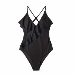 Women's CUPSHE Faux-Wrap Ruffle Textured One-Piece Swimsuit 5 Women's CUPSHE Faux-Wrap Ruffle Textured One-Piece Swimsuit -Cuddl Duds Clothing Sales 5719863 ALT2